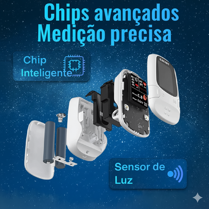 Medidor de Glicose no Sangue Não Invasivo  Tiworld  (5 segundos / 99% de precisão)
