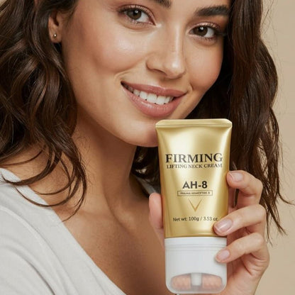 Creme com rolo reafirmante para queixo, pescoço e papada ah-8 3 em 1  - FIRMAX™