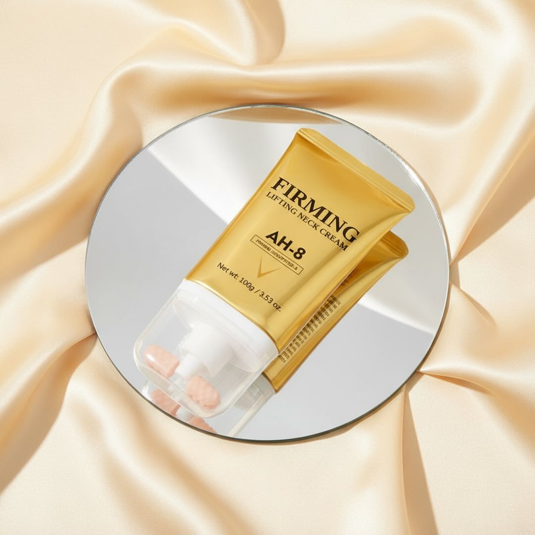 Creme com rolo reafirmante para queixo, pescoço e papada ah-8 3 em 1  - FIRMAX™